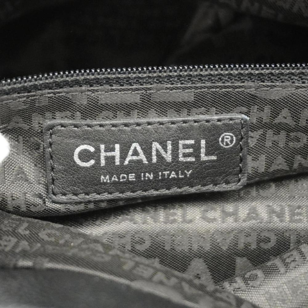 Chanel Shoulder Bag Chain Caviar Skin Black Women's - Picture 5 of 10